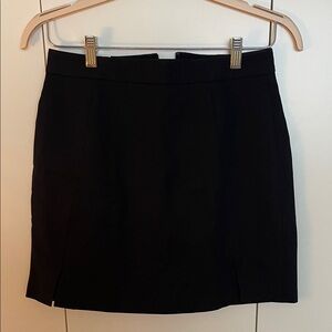 Banana Republic Ponte Black Mini Skirt